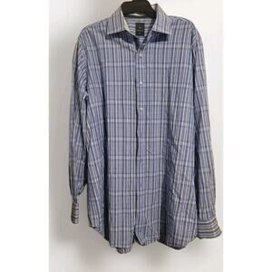 Tailorbyrd Collection Men's 2XLT Plaid Button Up Shirt| Officewear Professional